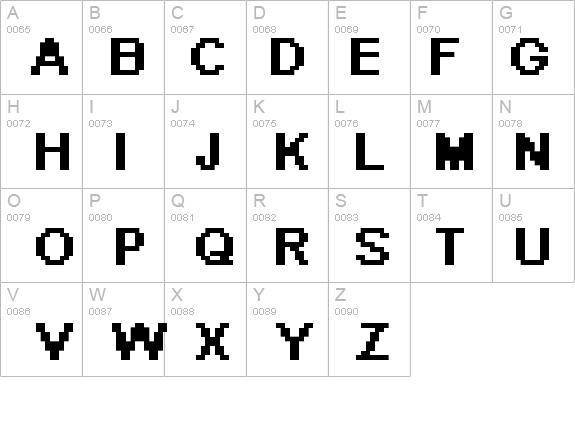 Pixel Arial 11 Bold details - Free Fonts at FontZone.net