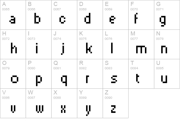 PixelSix00 details - Free Fonts at FontZone.net
