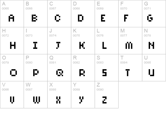 PixelSix10 details - Free Fonts at FontZone.net