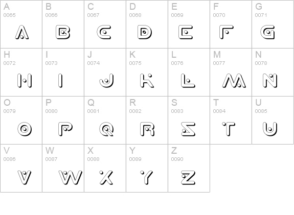 Planet X Shadow details - Free Fonts at FontZone.net