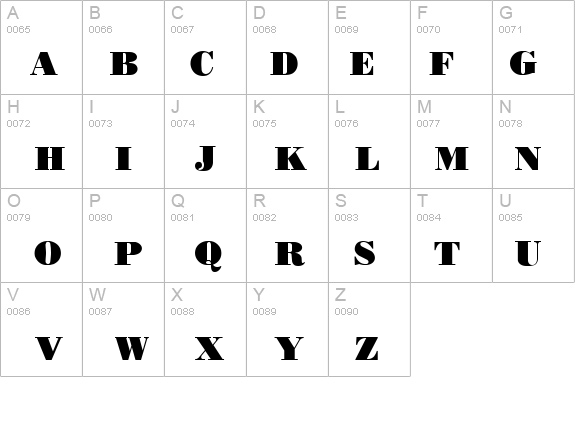 QTBodiniPoster Regular details - Free Fonts at FontZone.net