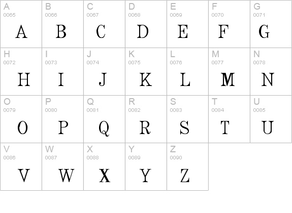 QTCraigetype Regular details - Free Fonts at FontZone.net