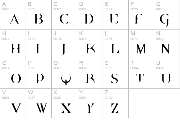 Quake II Regular details - Free Fonts at FontZone.net