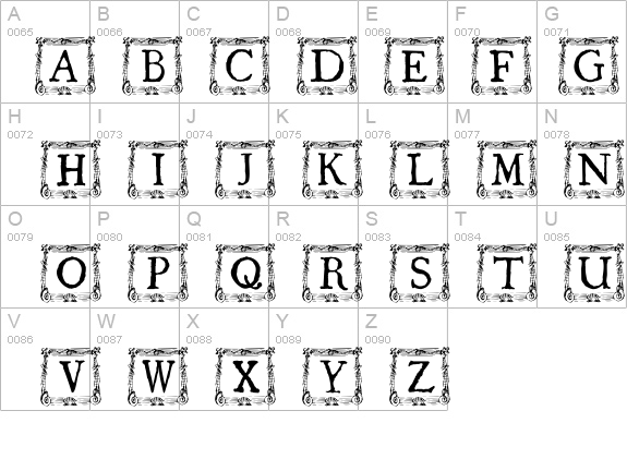 QuaNauticale_Initials_No3 details - Free Fonts at FontZone.net