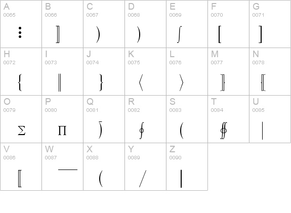 Quanta Pi Five SSi details - Free Fonts at FontZone.net