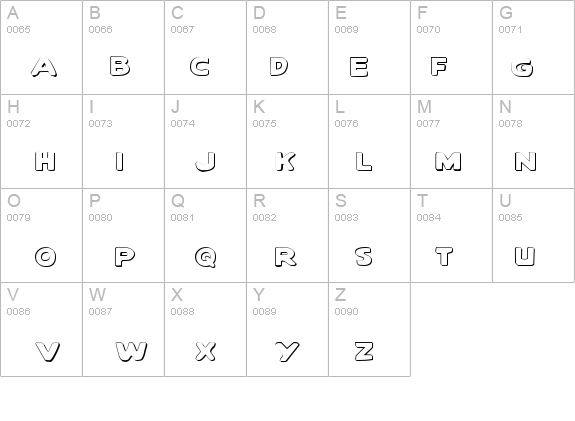 Quartermain Outline details - Free Fonts at FontZone.net