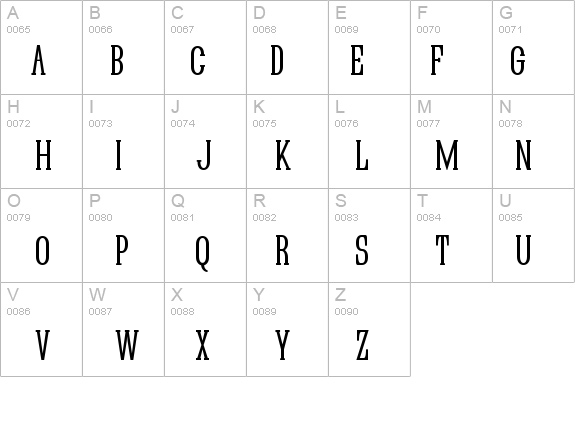 Quastic Kaps Narrow details - Free Fonts at FontZone.net