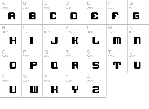 QuatronFat details - Free Fonts at FontZone.net