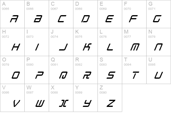 Radio Space Italic details - Free Fonts at FontZone.net