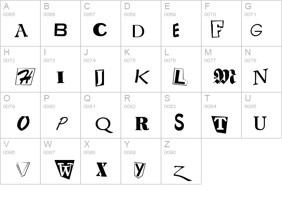 Ransom Normal details - Free Fonts at FontZone.net