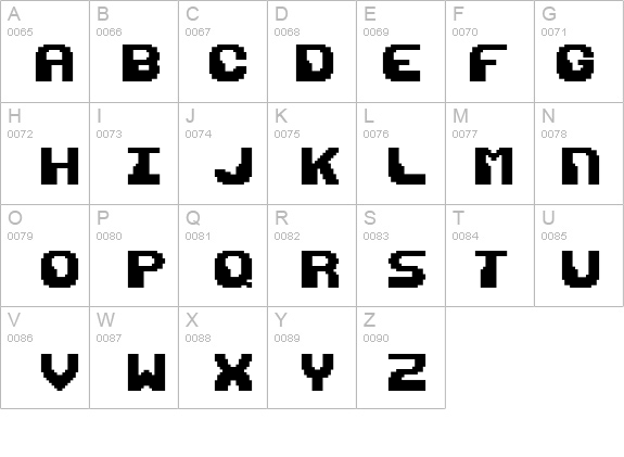 Razor 1911 Retro details - Free Fonts at FontZone.net