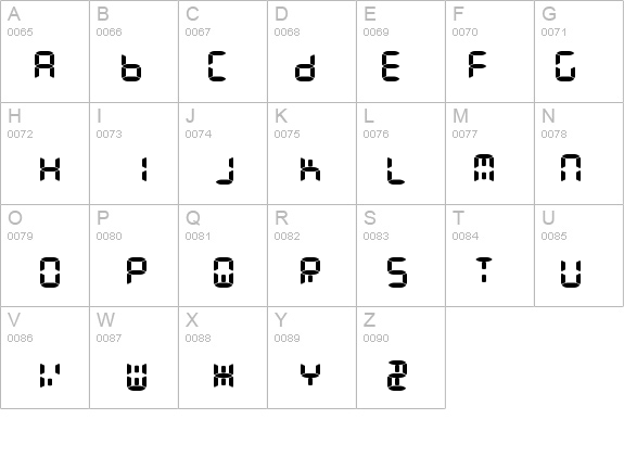 Readout-TwoFront details - Free Fonts at FontZone.net