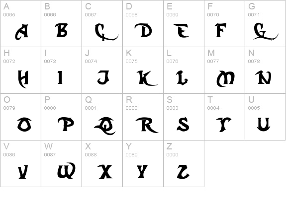 Regular details - Free Fonts at FontZone.net