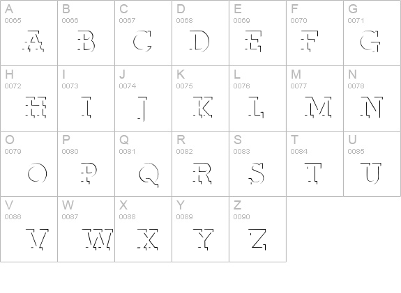 ReliefDeco details - Free Fonts at FontZone.net