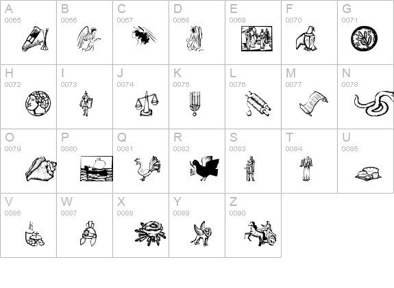 ReligiousSymbols details - Free Fonts at FontZone.net