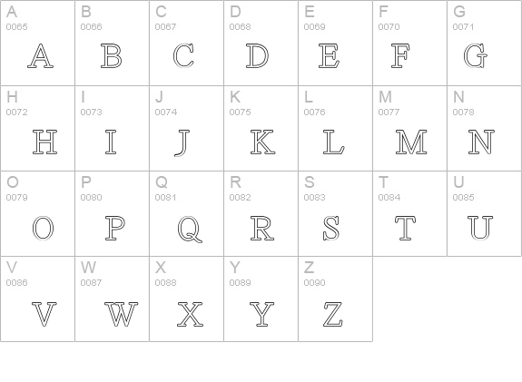 Revelation BTN Out details - Free Fonts at FontZone.net