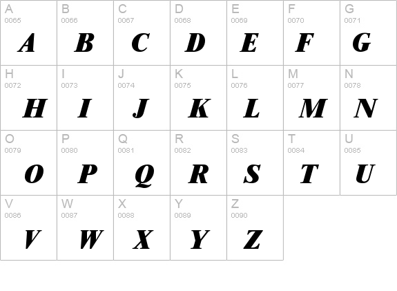 Riccione-ExtraBoldIta details - Free Fonts at FontZone.net