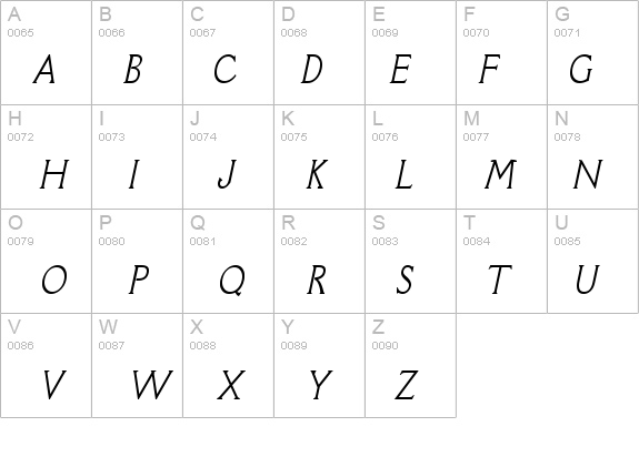 Rory-Condensed Italic details - Free Fonts at FontZone.net