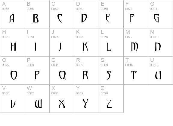 Saga-Condensed Normal details - Free Fonts at FontZone.net