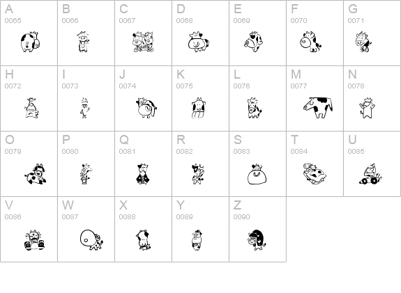 SakabeAnimal03 details - Free Fonts at FontZone.net