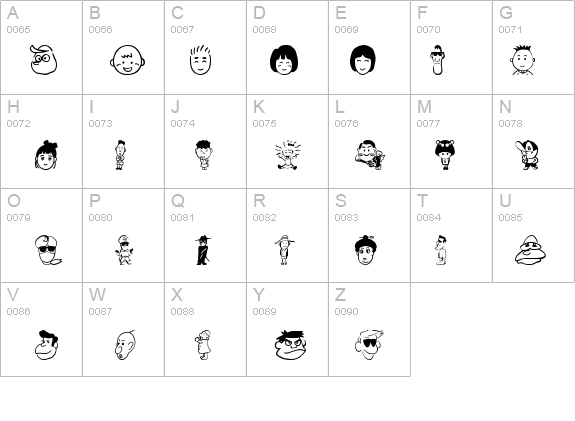 SakabePeople01 details - Free Fonts at FontZone.net