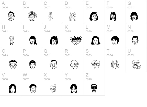 SakabePeople05 details - Free Fonts at FontZone.net