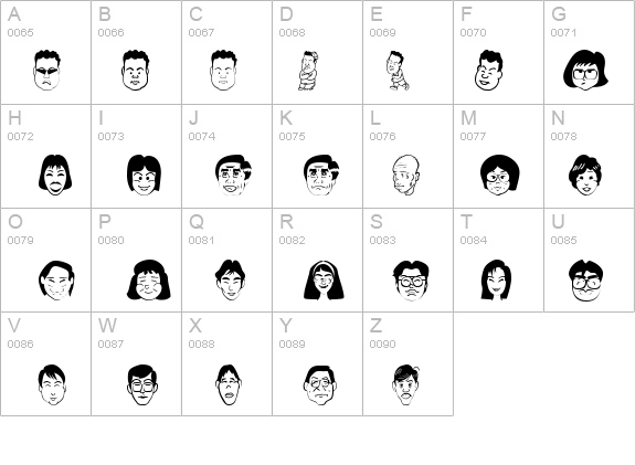 SakabePeople06 details - Free Fonts at FontZone.net