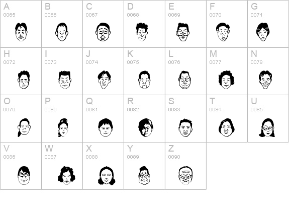 SakabePeople07 details - Free Fonts at FontZone.net