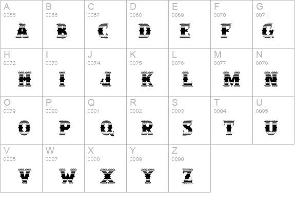 SalloonStripeEnds details - Free Fonts at FontZone.net