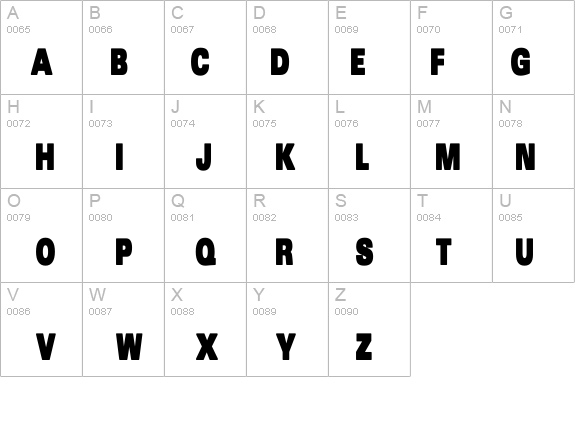 SansBlackSmall details - Free Fonts at FontZone.net