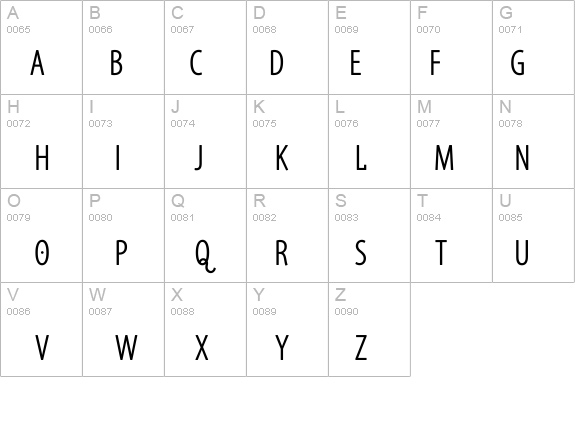 Santana-RegularCondensed details - Free Fonts at FontZone.net