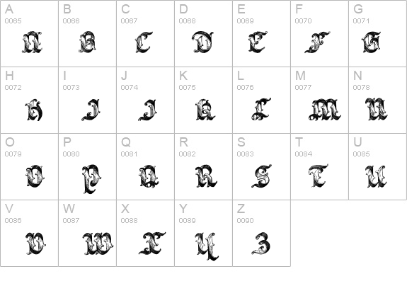 Saraband Lettering details - Free Fonts at FontZone.net