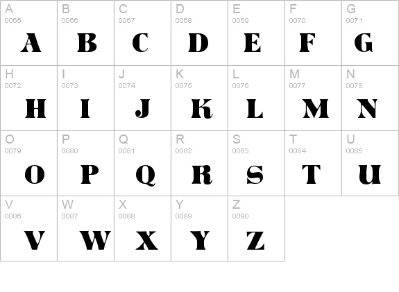 Sarajevo details - Free Fonts at FontZone.net