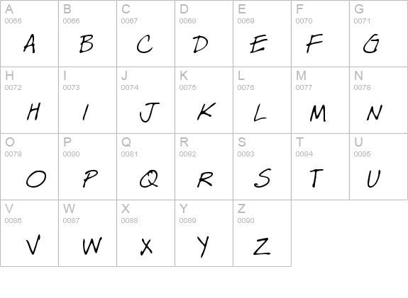 SashasHand details - Free Fonts at FontZone.net