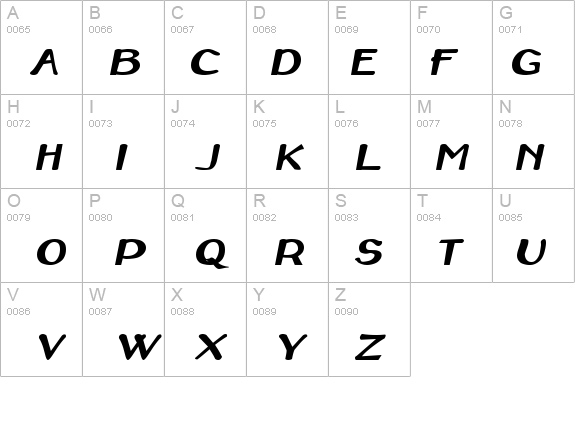 Savoy-Extended Bold Italic details - Free Fonts at FontZone.net