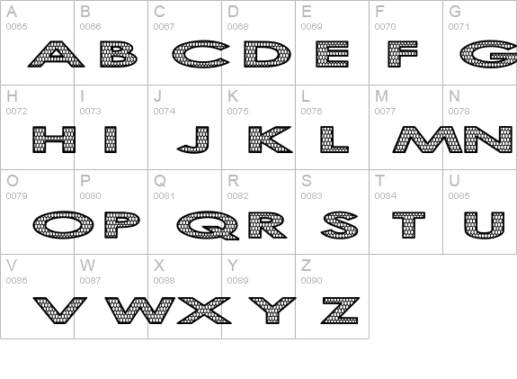 Scaling the Dragon details - Free Fonts at FontZone.net