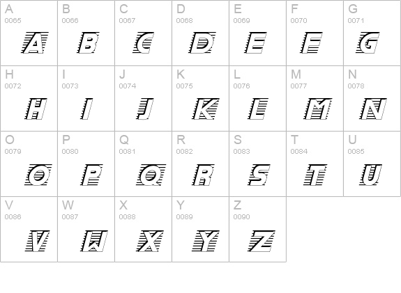 ScanningFont details - Free Fonts at FontZone.net