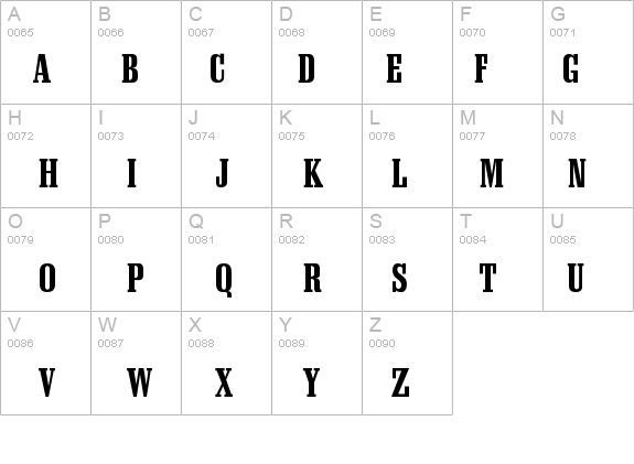 SchadowAntiquaBQ-CondensedBold details - Free Fonts at FontZone.net