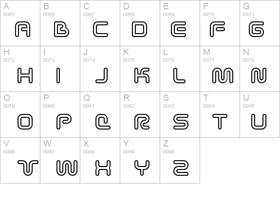 Sci Fied Outline details - Free Fonts at FontZone.net