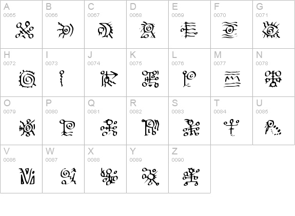 ScorpioTribal details - Free Fonts at FontZone.net