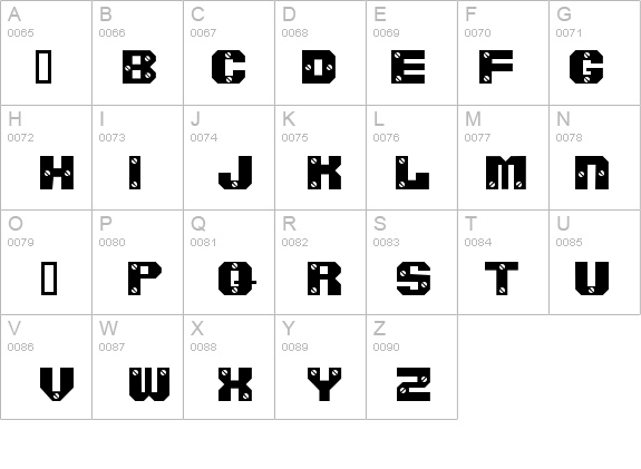 ScrewedSW details - Free Fonts at FontZone.net