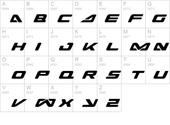 Sea Dog 2001 Italic details - Free Fonts at FontZone.net