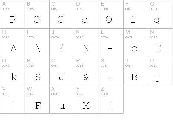 SecretCode Medium details - Free Fonts at FontZone.net