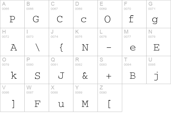 SecretCode details - Free Fonts at FontZone.net