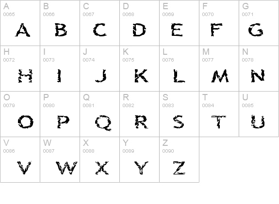 seQuinquefoliolateCorpse details - Free Fonts at FontZone.net