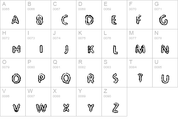 serated details - Free Fonts at FontZone.net