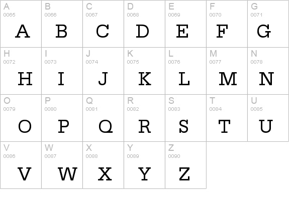 SerifaBQ-Regular details - Free Fonts at FontZone.net