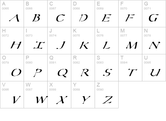 Sever Italic details - Free Fonts at FontZone.net