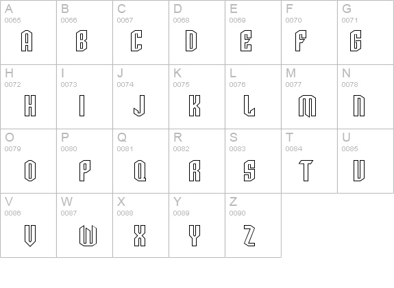 SF Archery Black SC Outline details - Free Fonts at FontZone.net