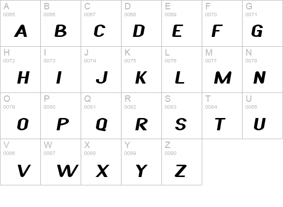 SF Atarian System Extended Italic details - Free Fonts at FontZone.net